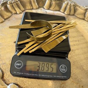 Solid Brass Metal Bracelet and Strips set of 13 pieces